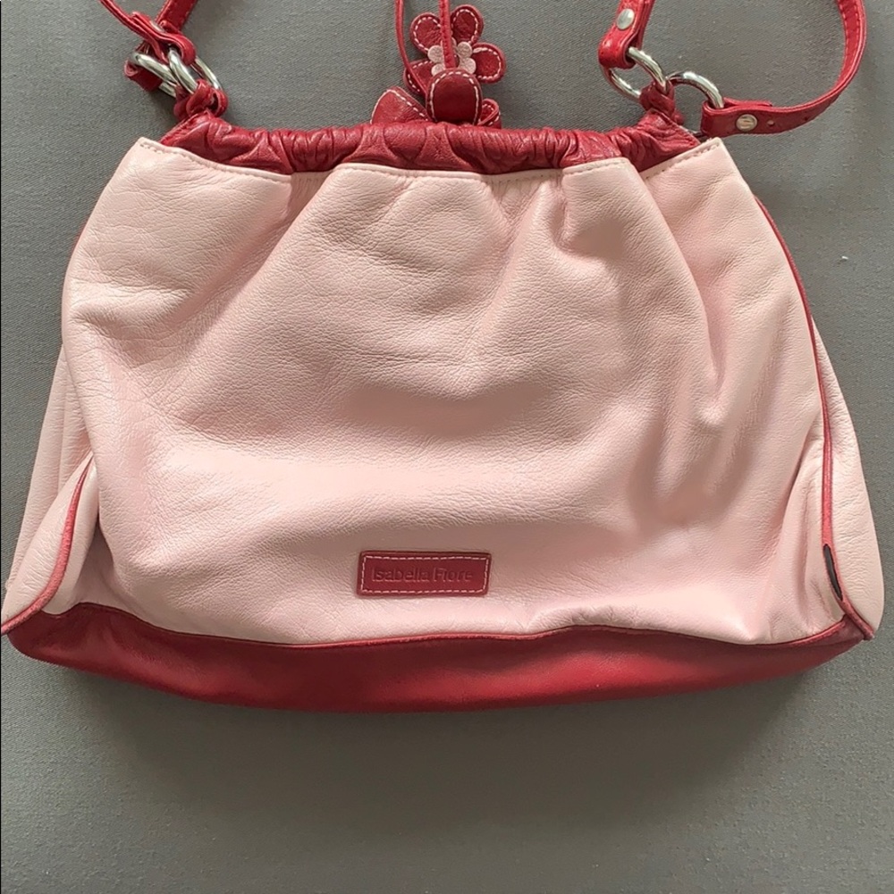 Isabella Fiore Red and Pink Floral Bag - Picture 4 of 11
